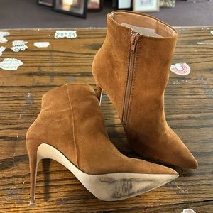 STEVE MADDEN Burnt Orange Women’s Heel-Boots
